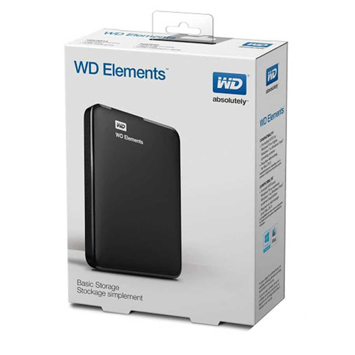 هارد اکسترنال وسترن دیجیتال مدل Elements ظرفیت 750 گیگابایت